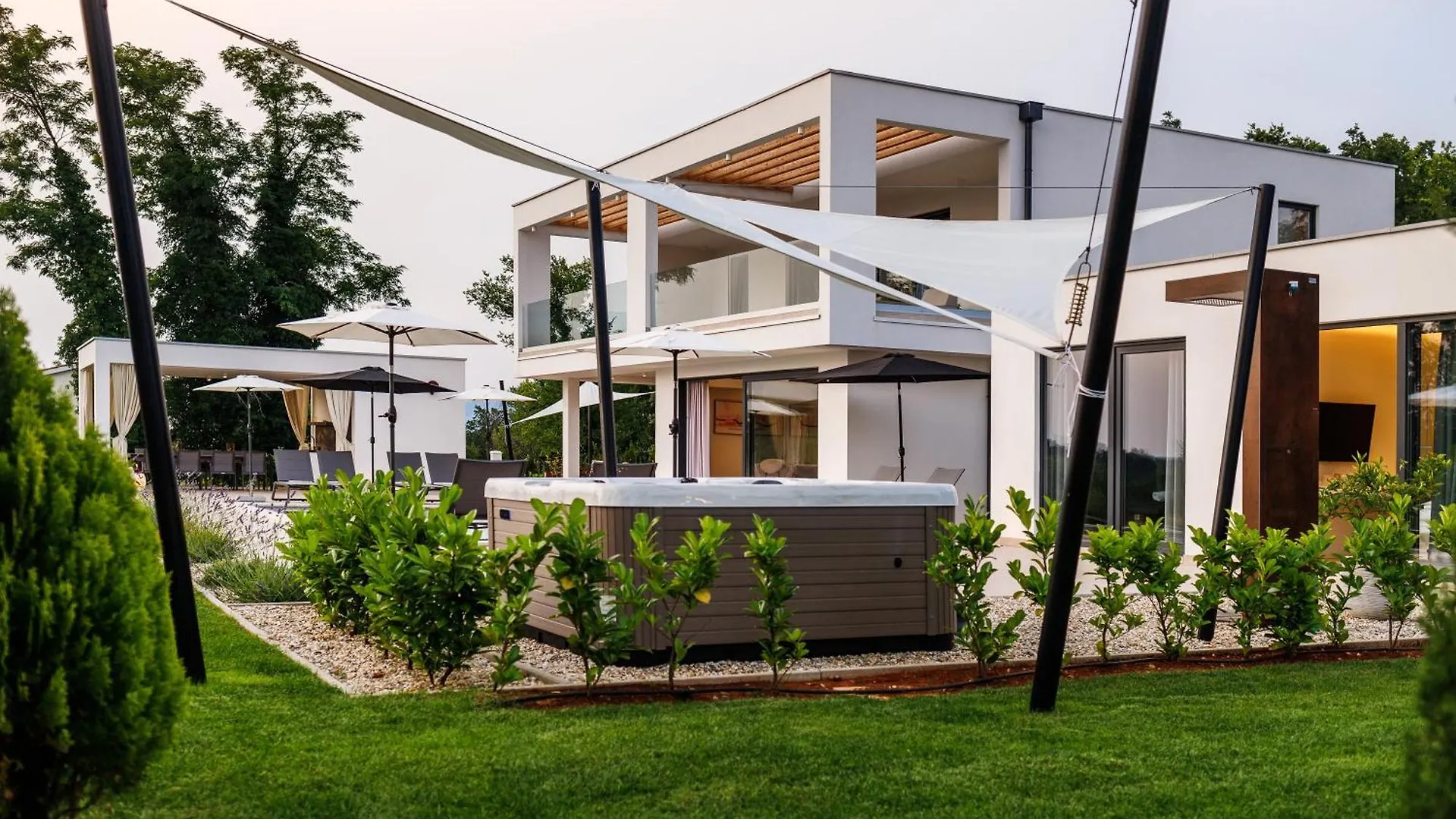 Luxury Villa Sonia With Wellness & Gym - Happy Rentals Лабин Хорватия